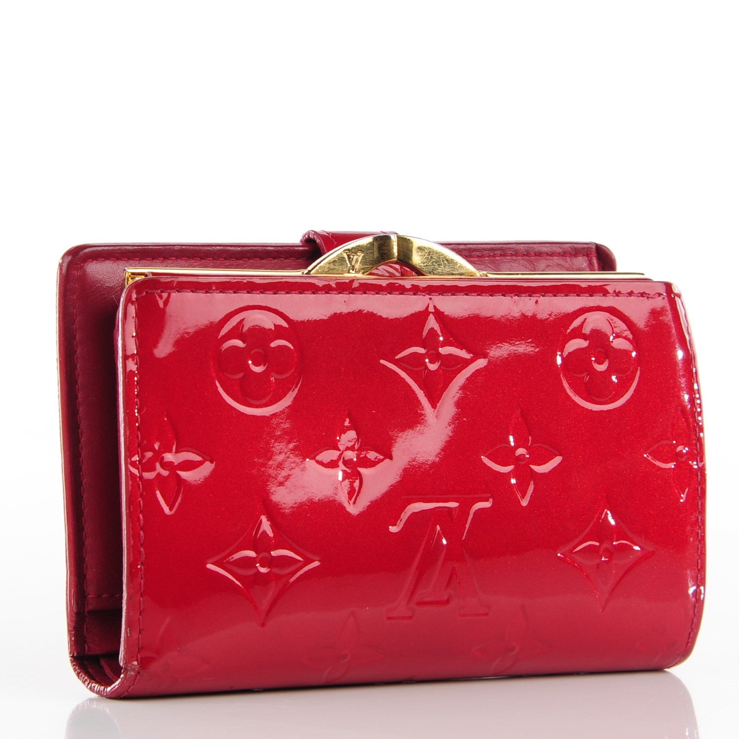 Louis Vuitton Vernis French Purse Wallet Pomme D'Amour 4 of 8