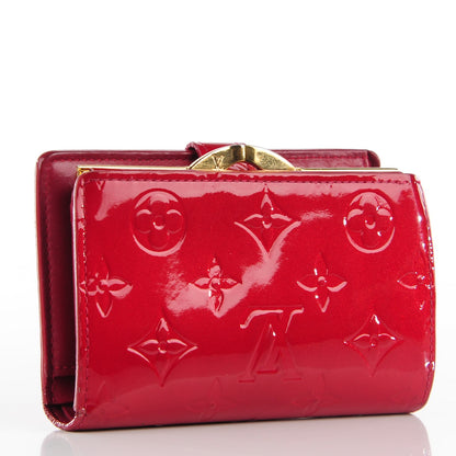 Louis Vuitton Vernis French Purse Wallet Pomme D'Amour 4 of 8