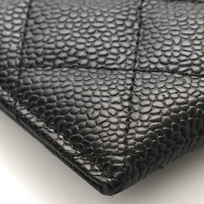 Chanel Caviar Quilted Card Holder Black 8 of 10