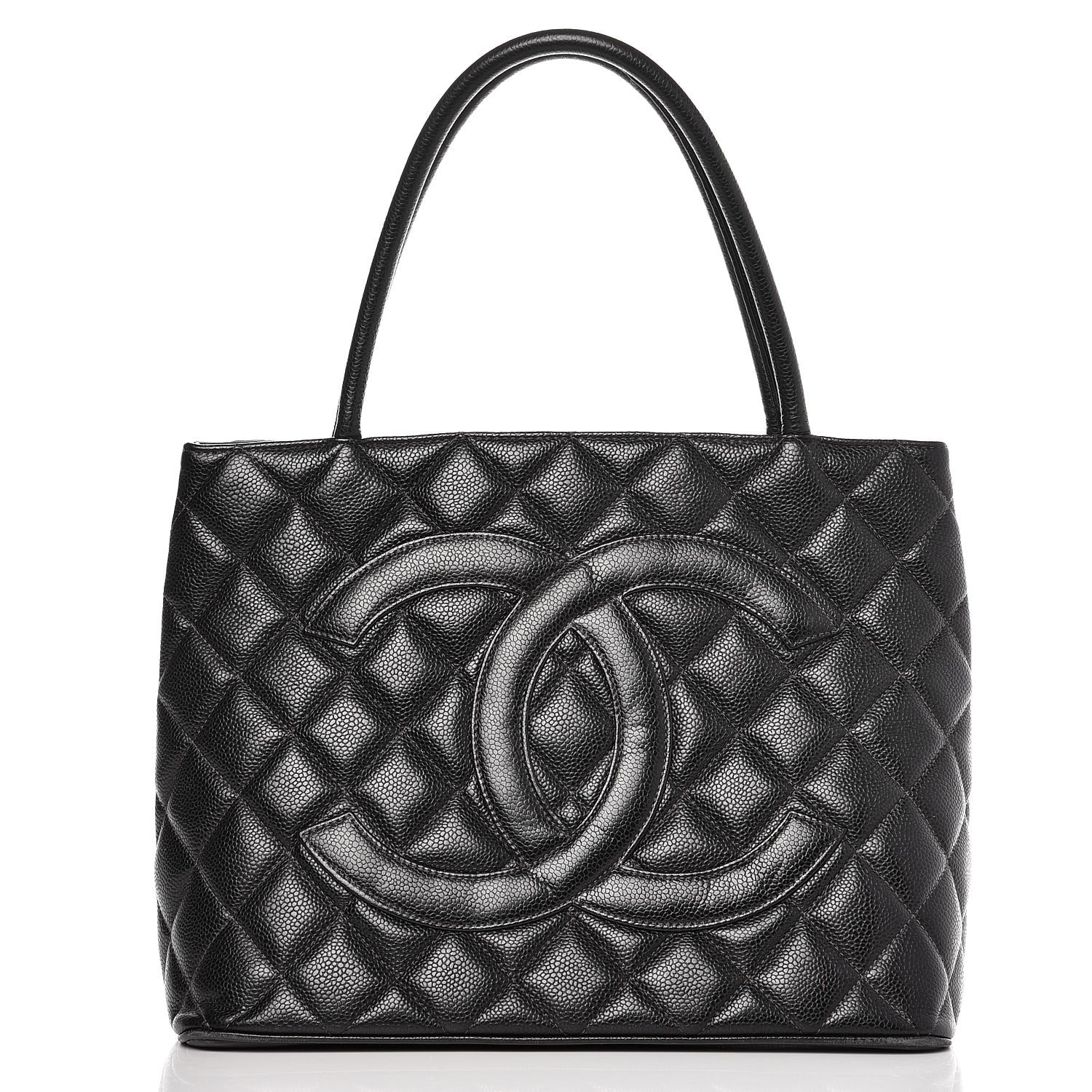 Chanel Caviar Quilted Medallion Tote Black 1 of 10