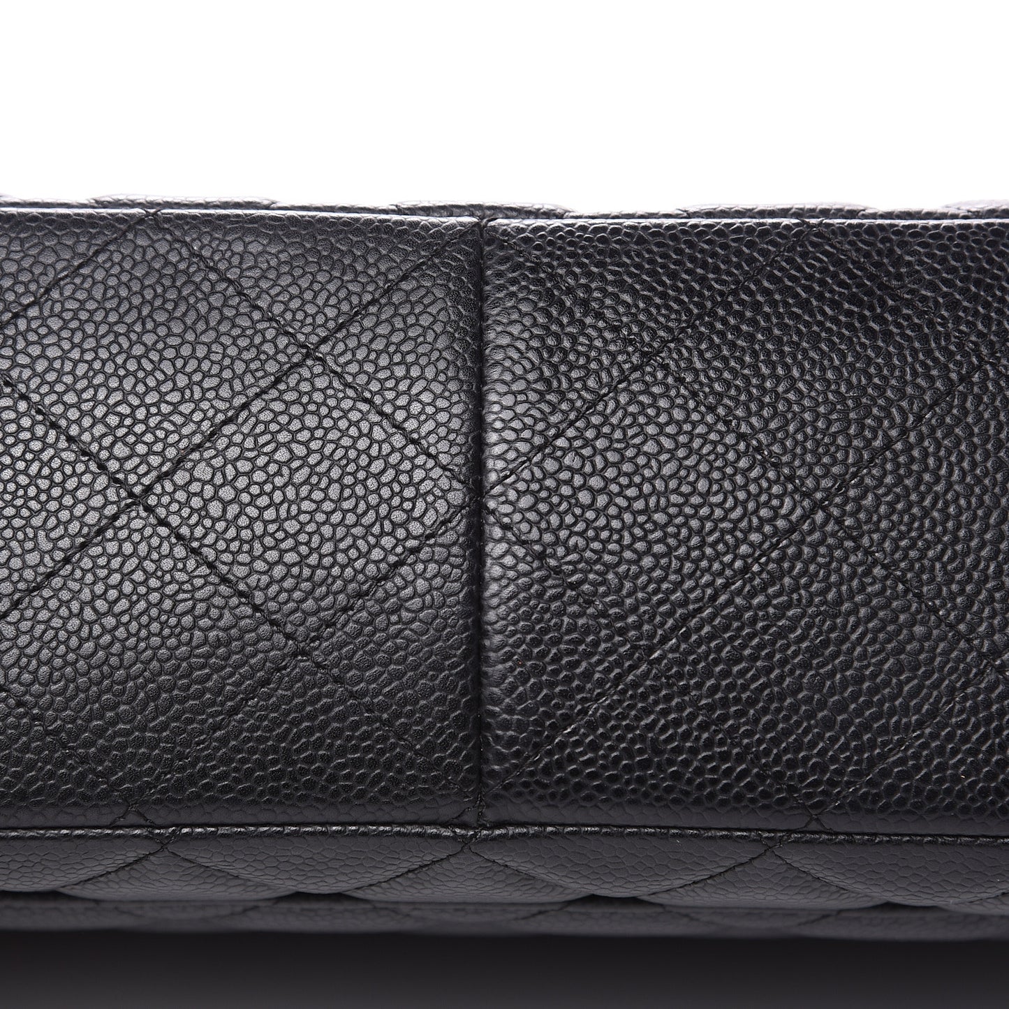 Caviar Quilted Jumbo Single Flap Black