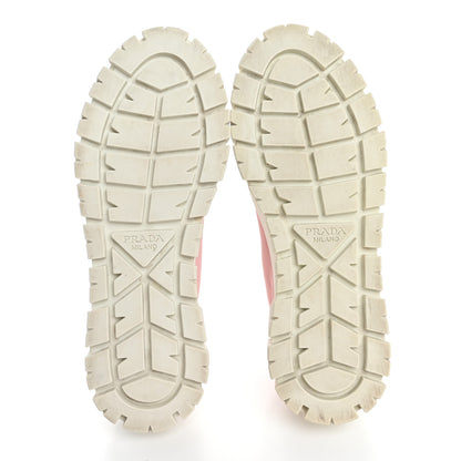 Prada Re-Nylon Gabardine Triangle Logo Double Wheel 50mm Sneakers 37.5 Alabastro 6 of 10