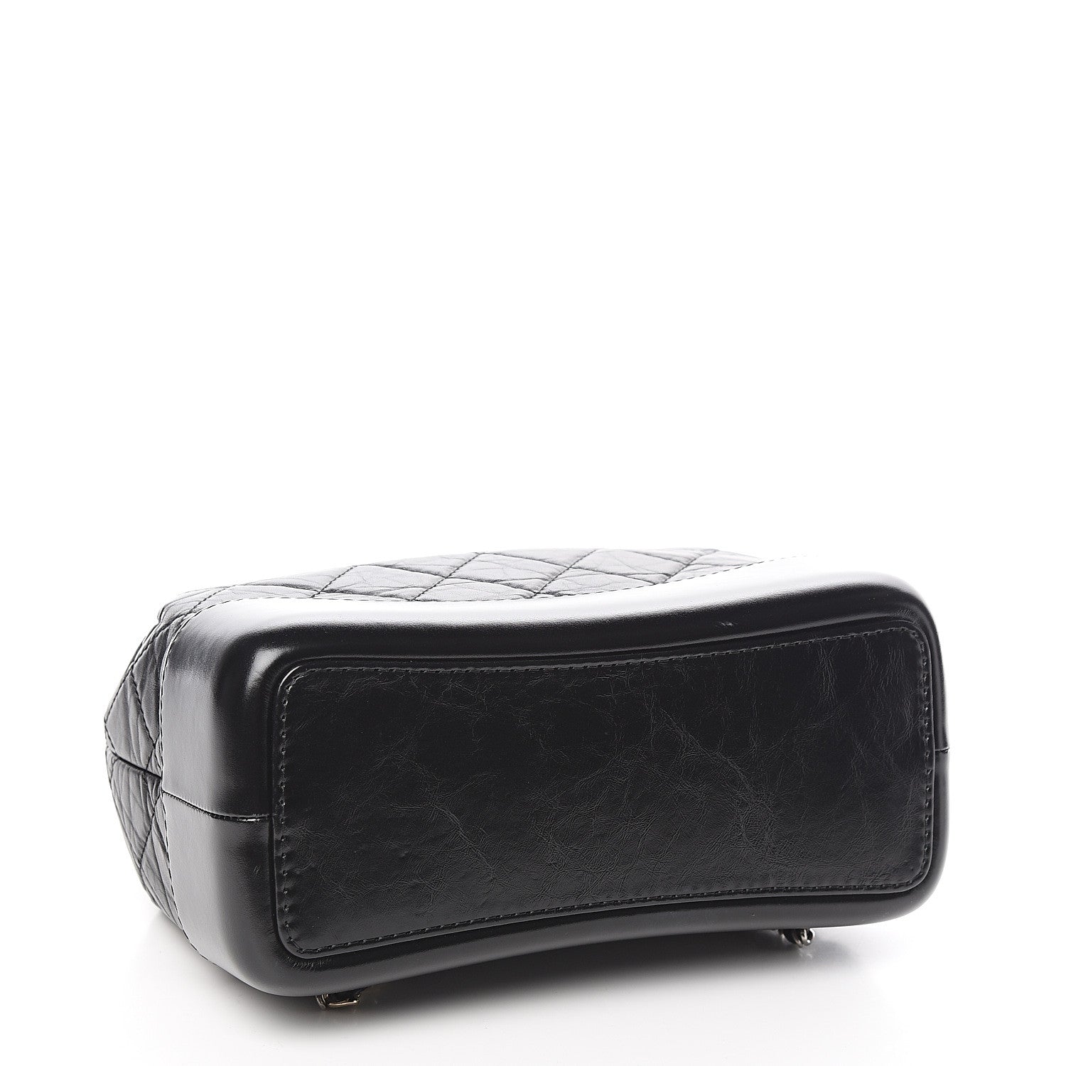 Chanel Aged Calfskin Quilted Small Gabrielle Backpack Black 3 of 10