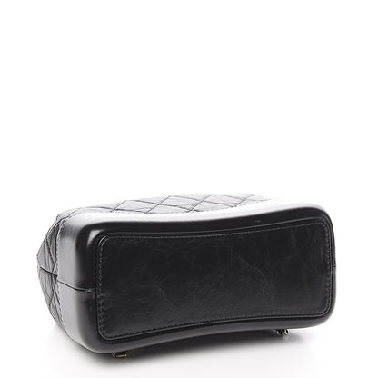 Chanel Aged Calfskin Quilted Small Gabrielle Backpack Black 3 of 10