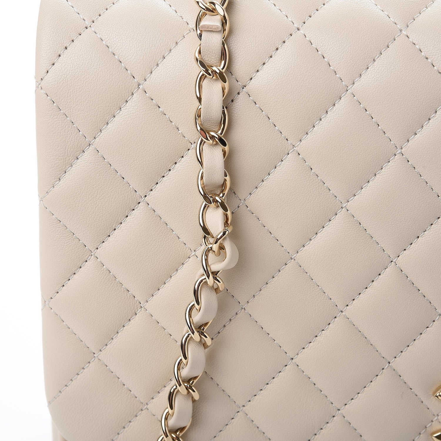 Chanel Lambskin Quilted Medium Citizen Chic Flap Ivory 9 of 10