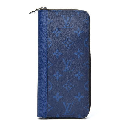 Louis Vuitton Taigarama Vertical Zippy Wallet Cobalt 1 of 7