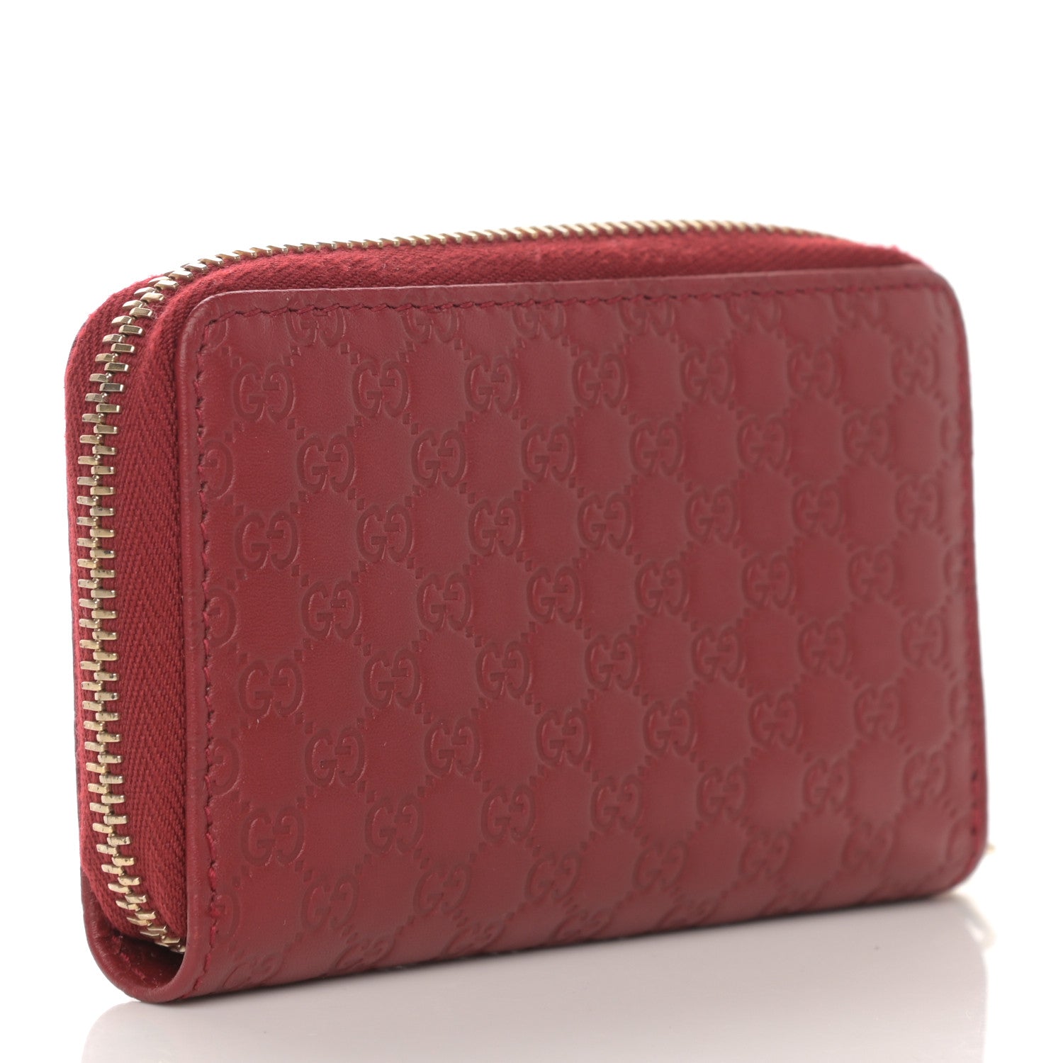 Gucci Microguccissima Zip Around Card Case Red 3 of 7