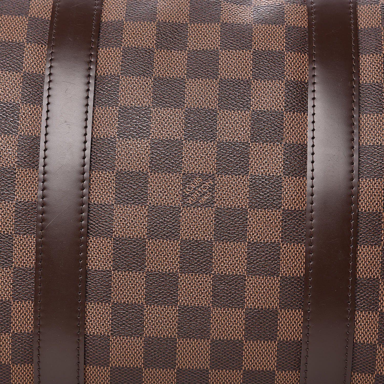 Louis Vuitton Damier Ebene Keepall Bandouliere 55 10 of 16