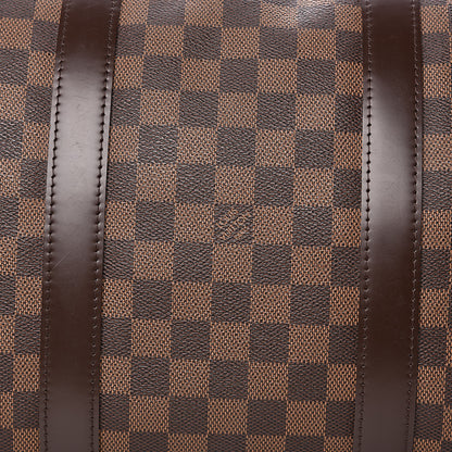 Louis Vuitton Damier Ebene Keepall Bandouliere 55 10 of 16