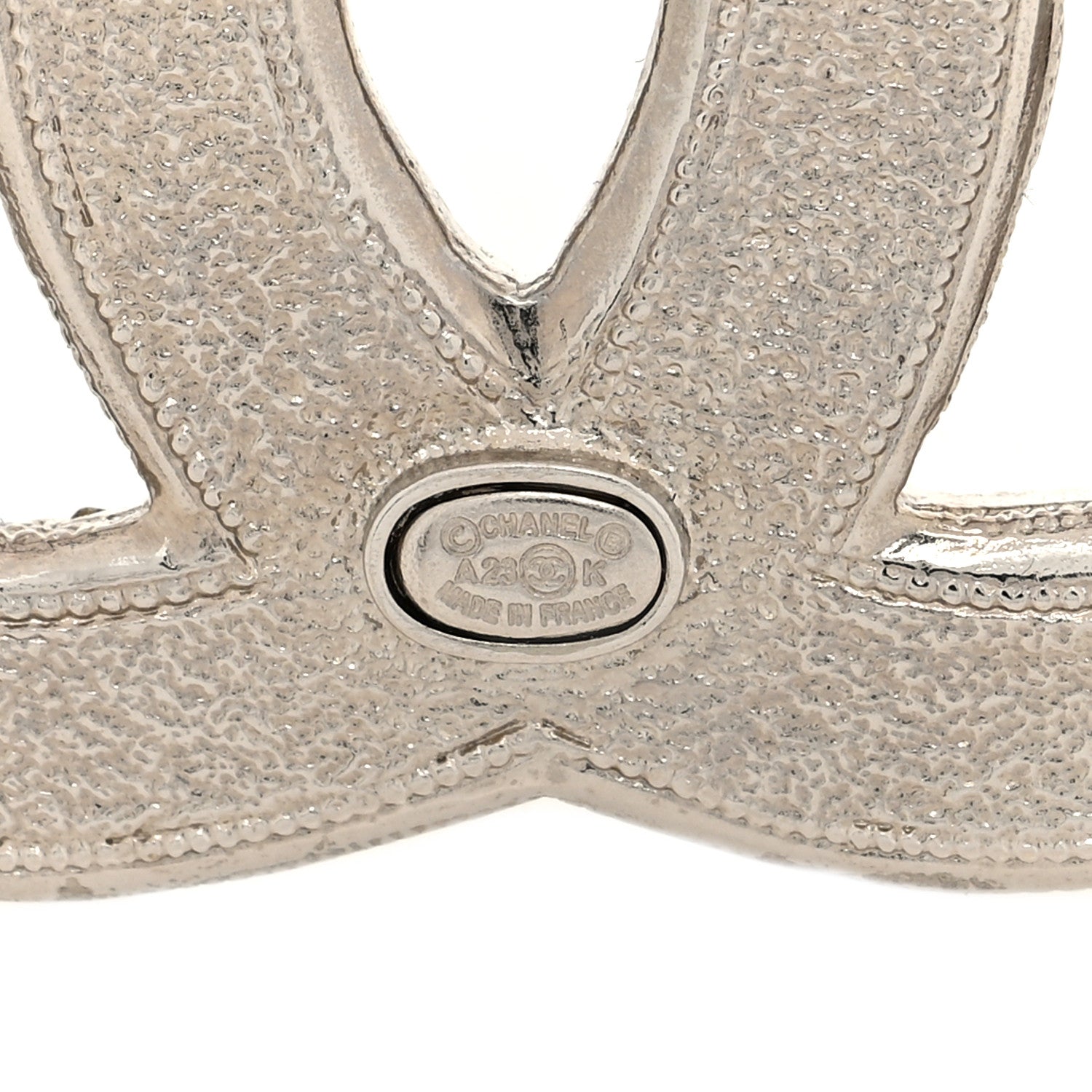 Chanel Crystal Enamel Star CC Brooch Silver Black 3 of 4