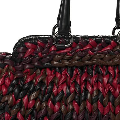 Prada Napa Knit Tote Corteccia 10 of 12