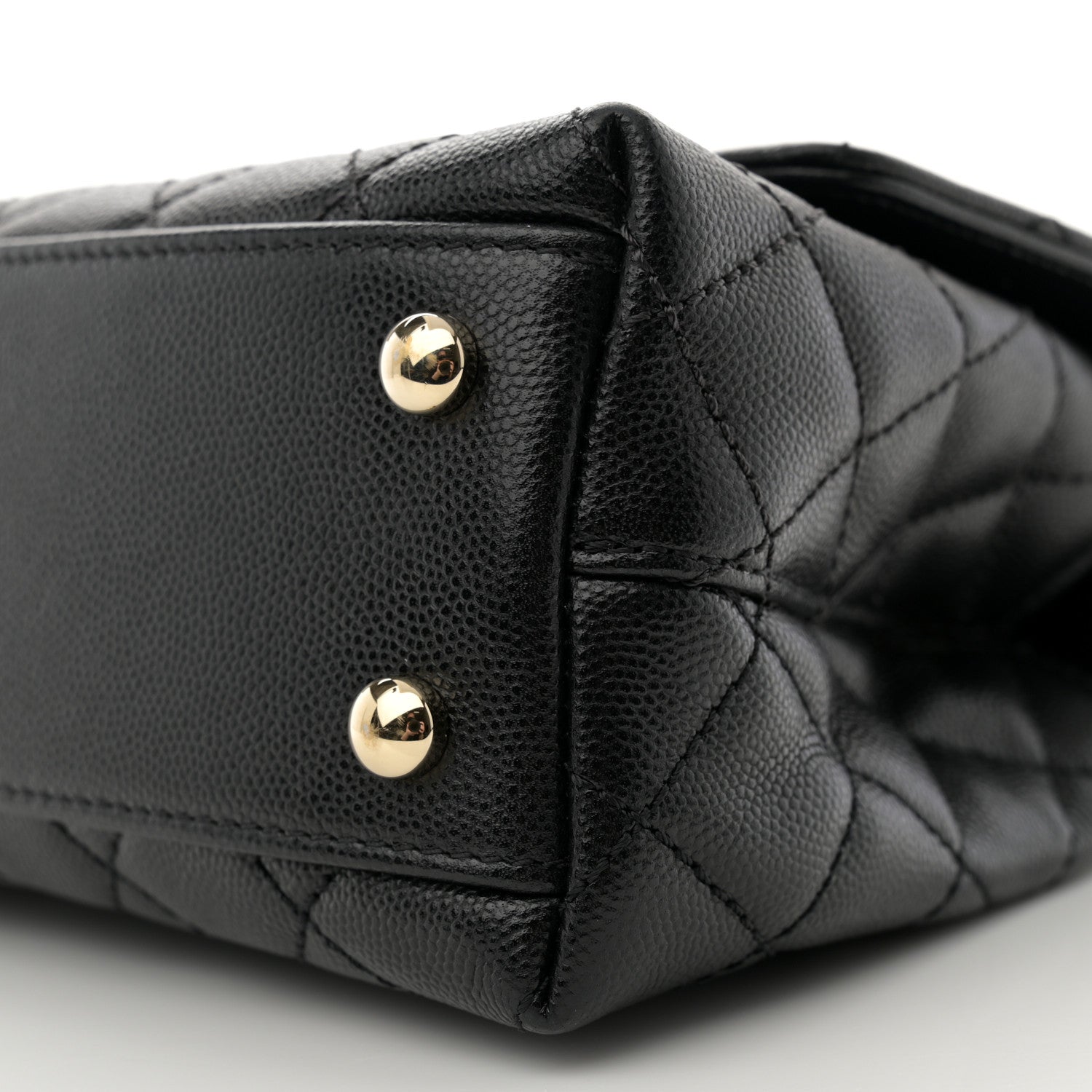 Chanel Caviar Quilted Mini Coco Handle Flap Black 10 of 13