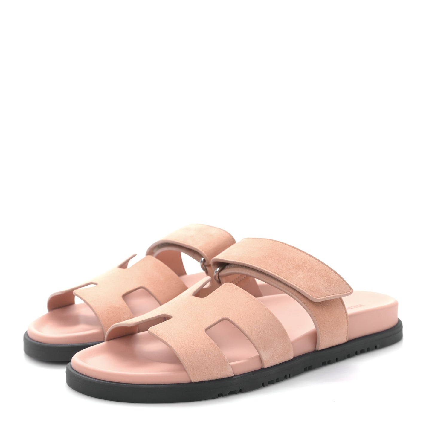 Suede Goatskin Womens Chypre Sandals 38 Nude