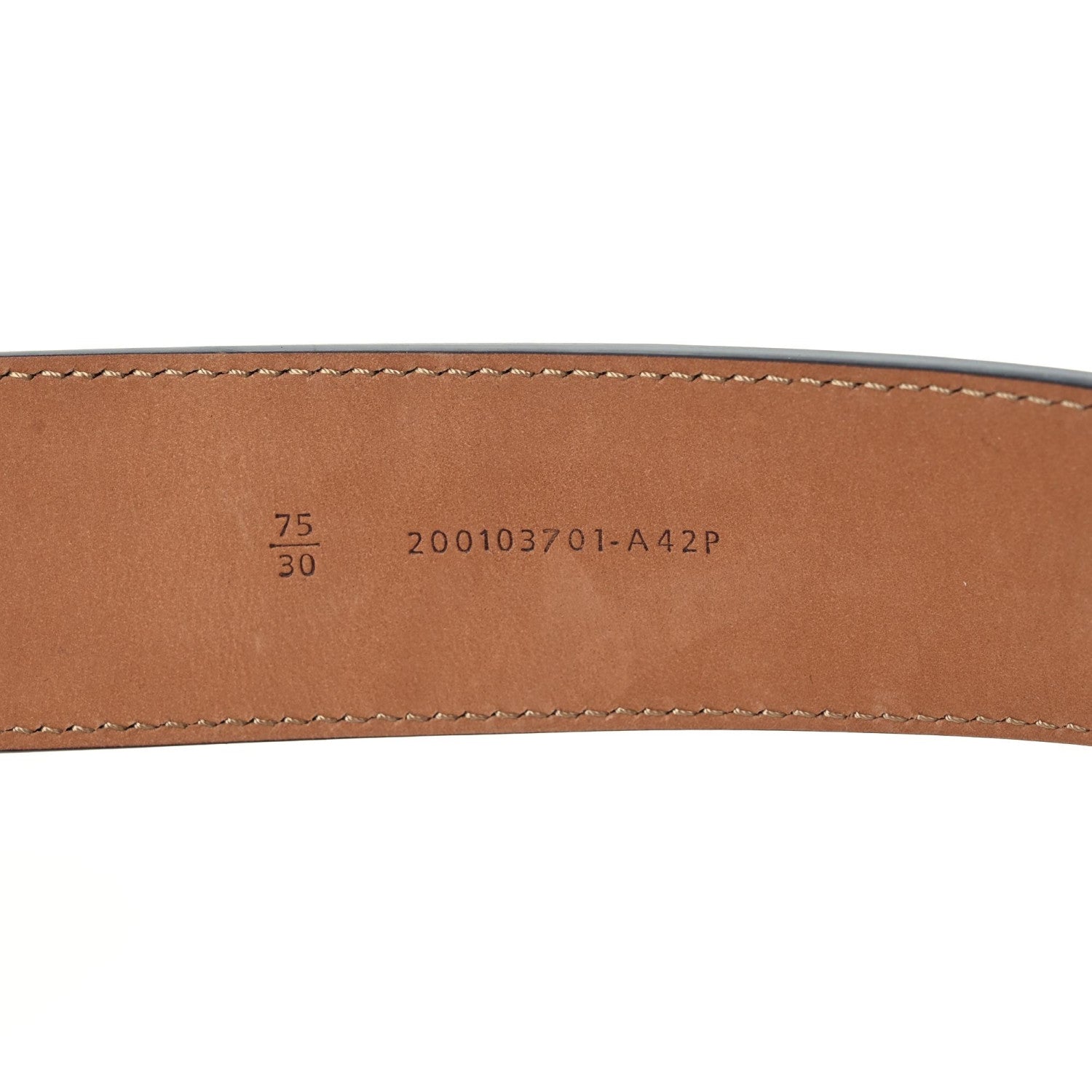 Fendi Calfskin F is Fendi FF 1974 Embossed Belt 75 30 Black 3 of 6