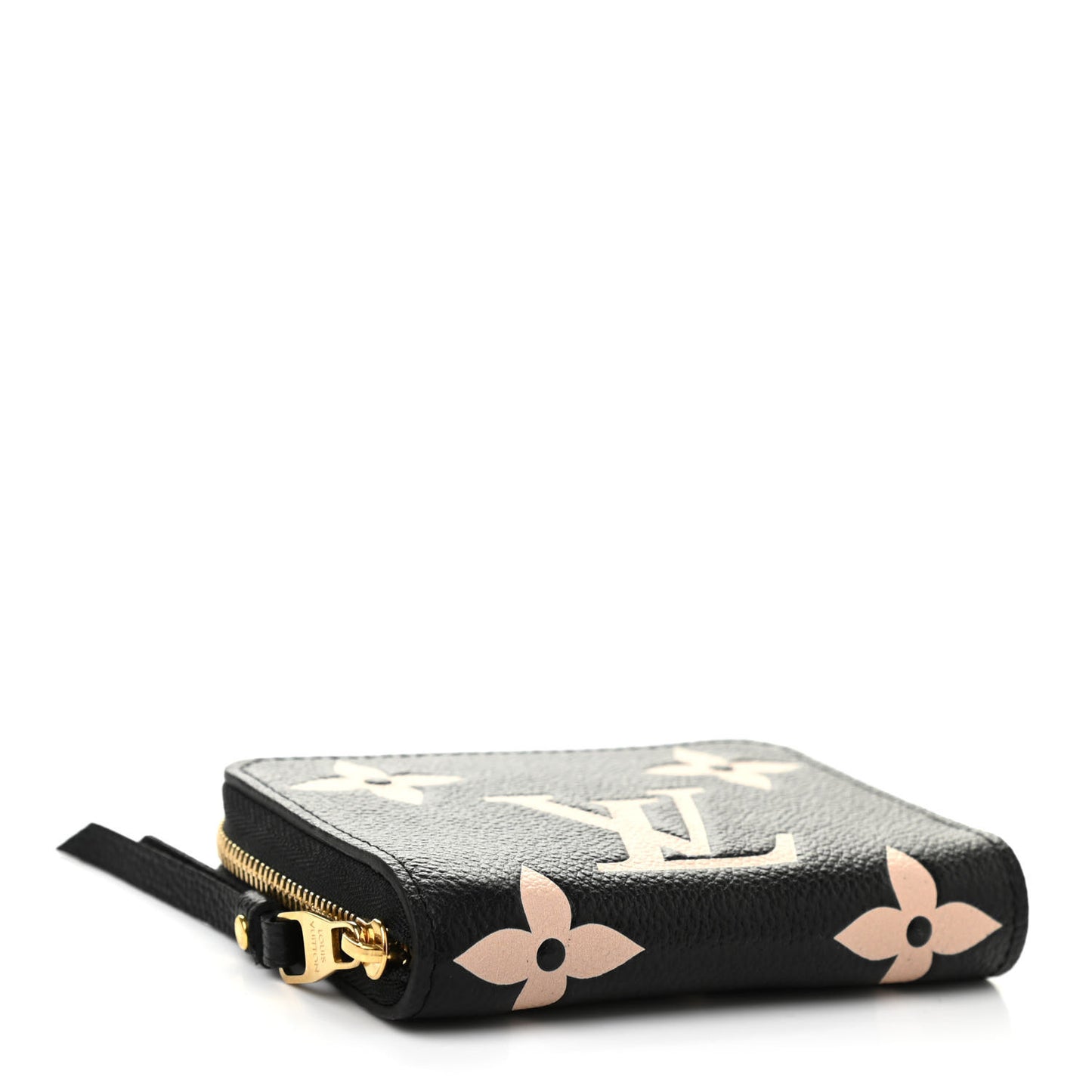 Empreinte Monogram Giant Zippy Coin Purse Black Beige