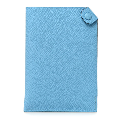 Hermes Epsom Tarmac PM Passport Holder Celeste 1 of 8