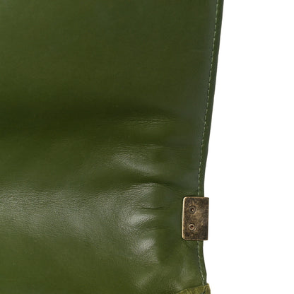 Chanel Velvet Tweed Large Boy Flap Green 10 of 12