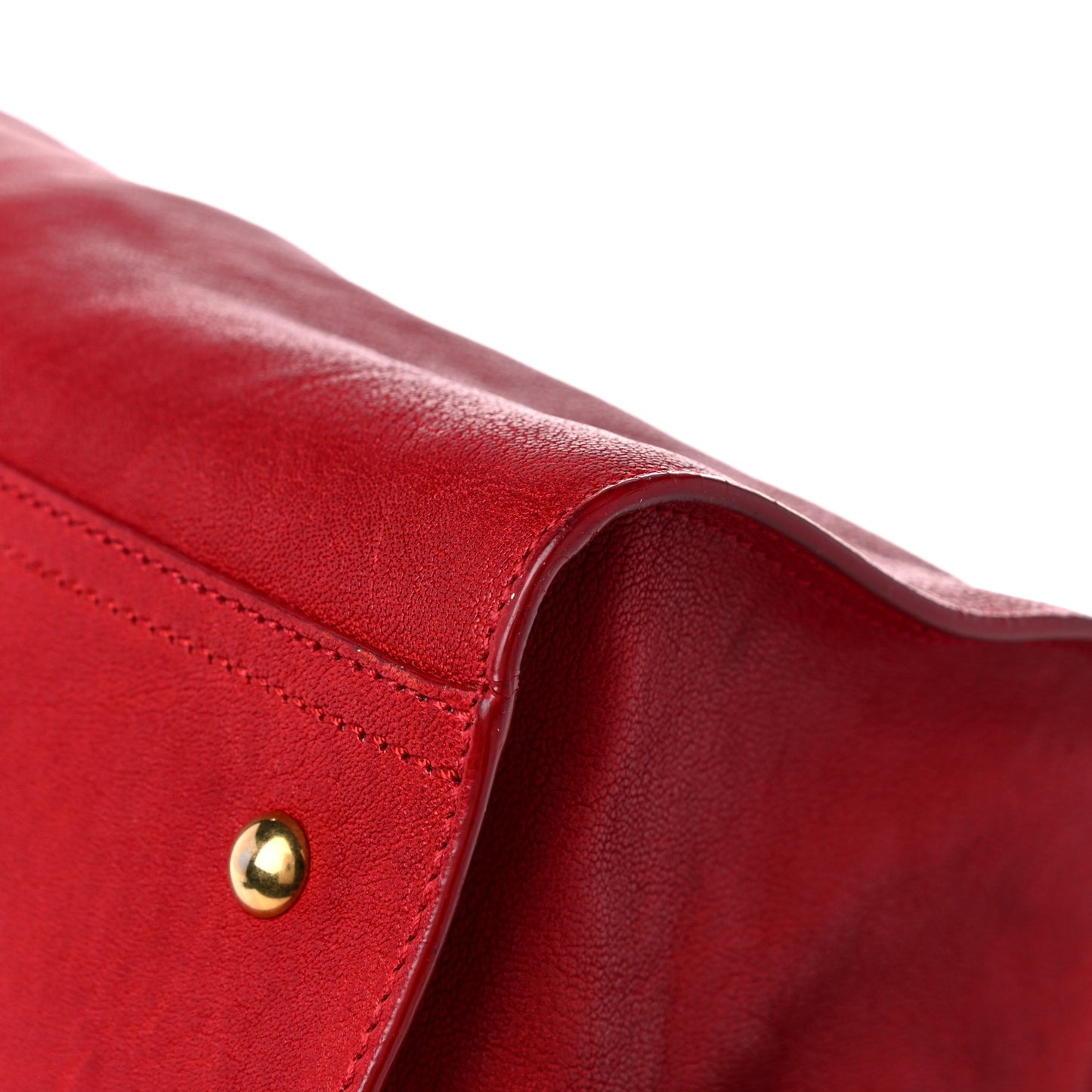 Sheepskin Medium Cabas ChYc Red