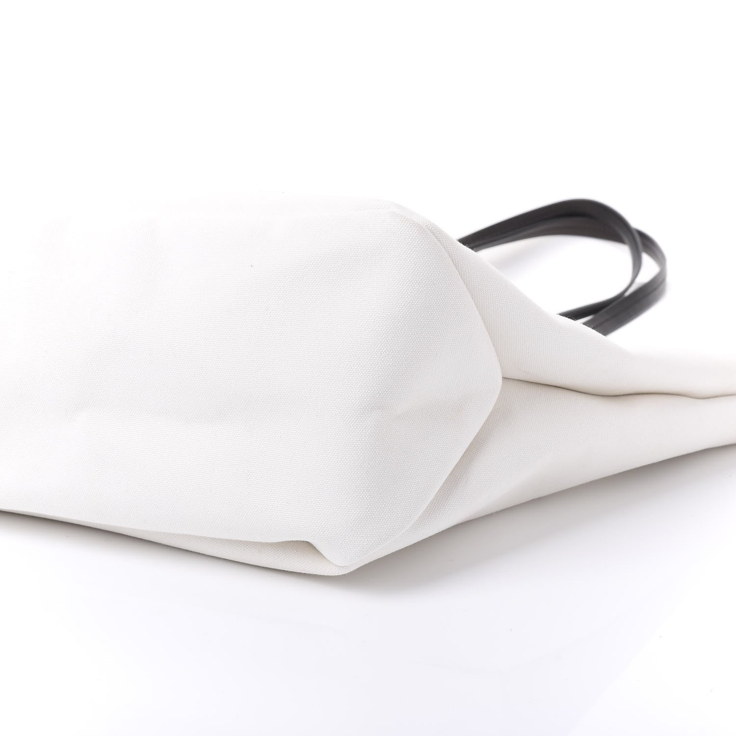 Prada Canvas Racing Logo Tote White 6 of 9