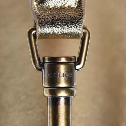 Celine Laminated Lambskin Nano Luggage Gold 10 of 13