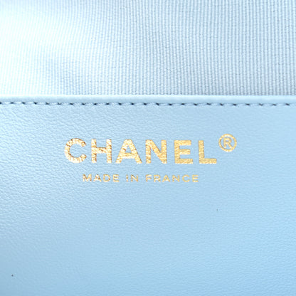 Chanel Lambskin Quilted CC In Love Heart Bag Light Blue 6 of 11