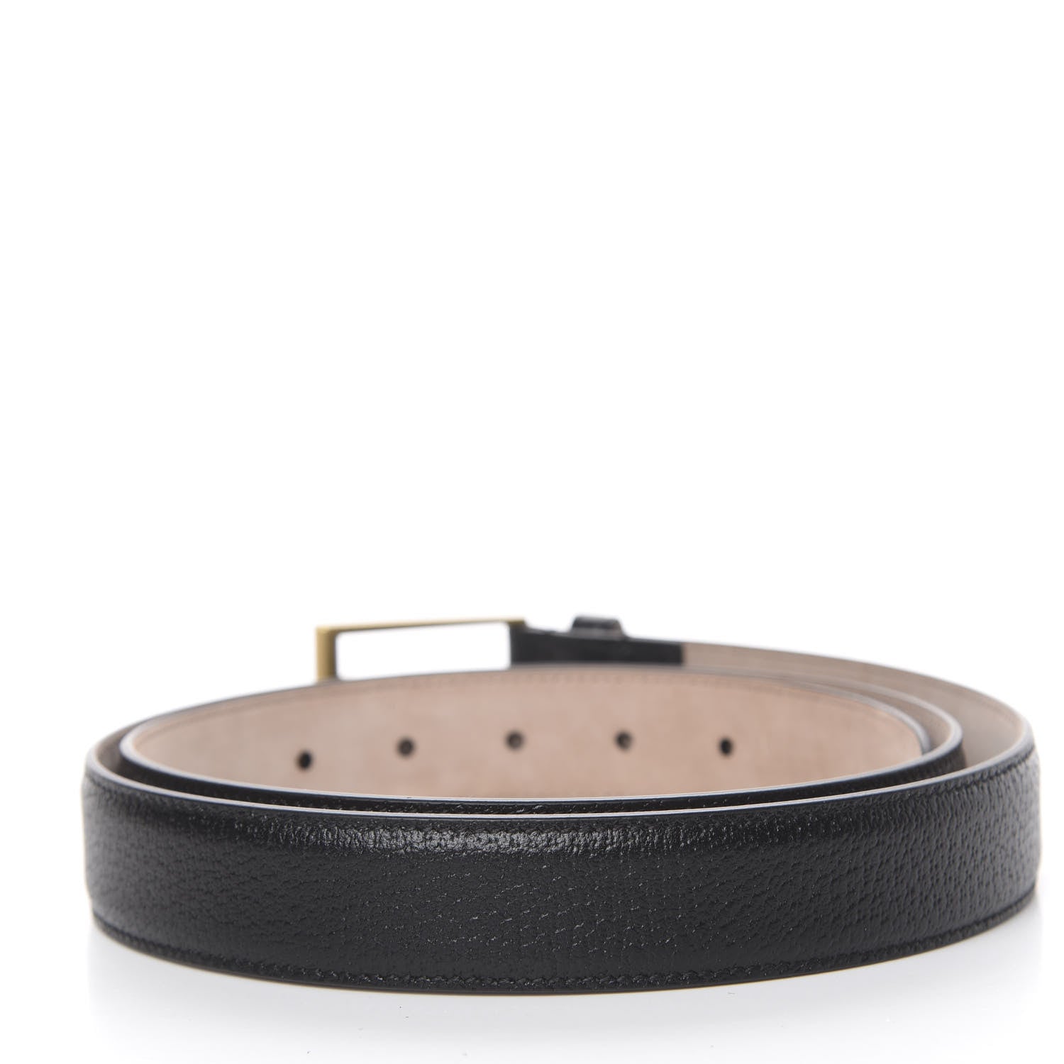 Gucci Textured Dollar Calfskin 30mm Belt 110 44 Black 2 of 5