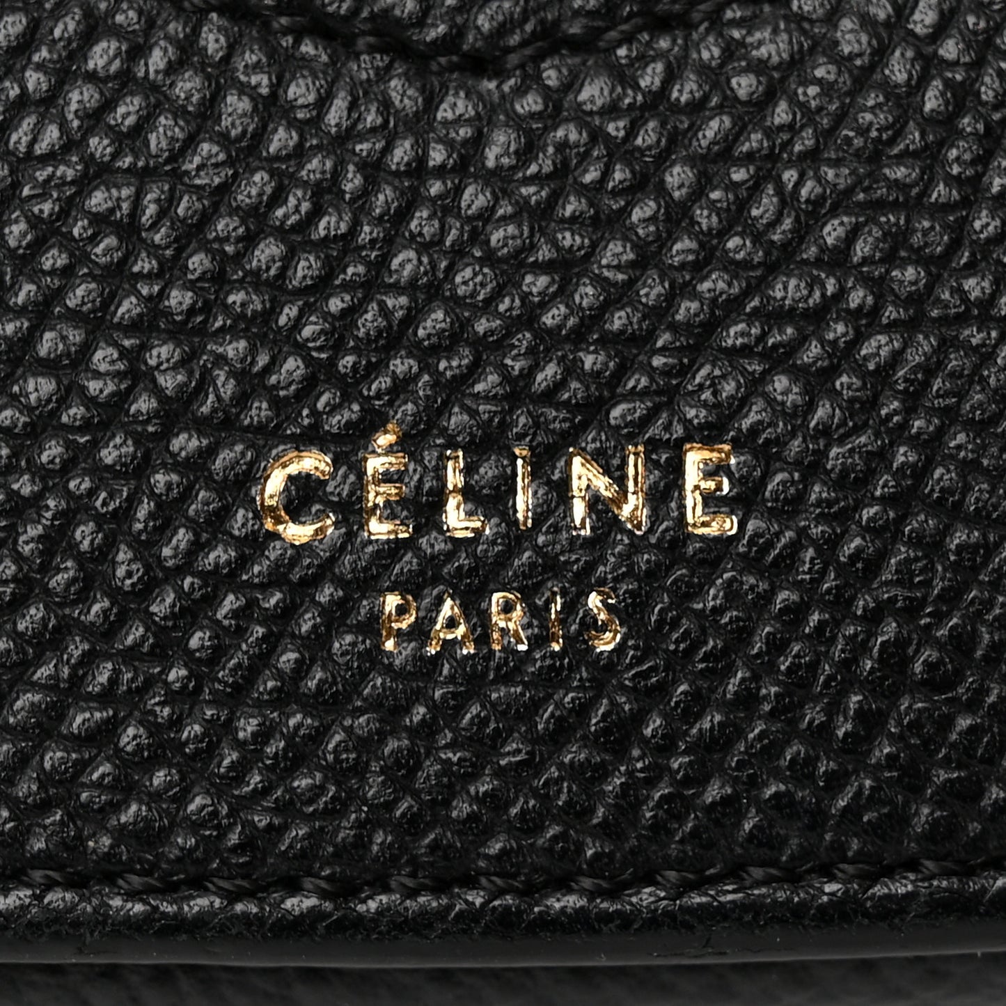 Grained Calfskin Compact Trotteur Black