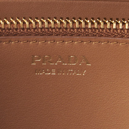 Prada Vitello Move Metal Oro Chain Wallet Naturale 7 of 8
