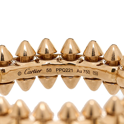 Cartier 18K Pink Gold SM Clash De Cartier Ring 58 8.25 4 of 5