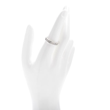 Tiffany Sterling Silver Narrow Atlas Ring 57 8 2 of 4