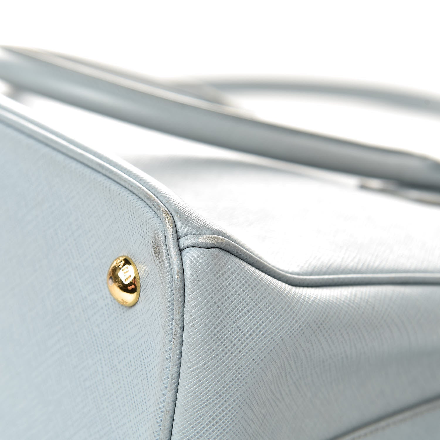 Prada Saffiano Lux Medium Tote Lago 16 of 18