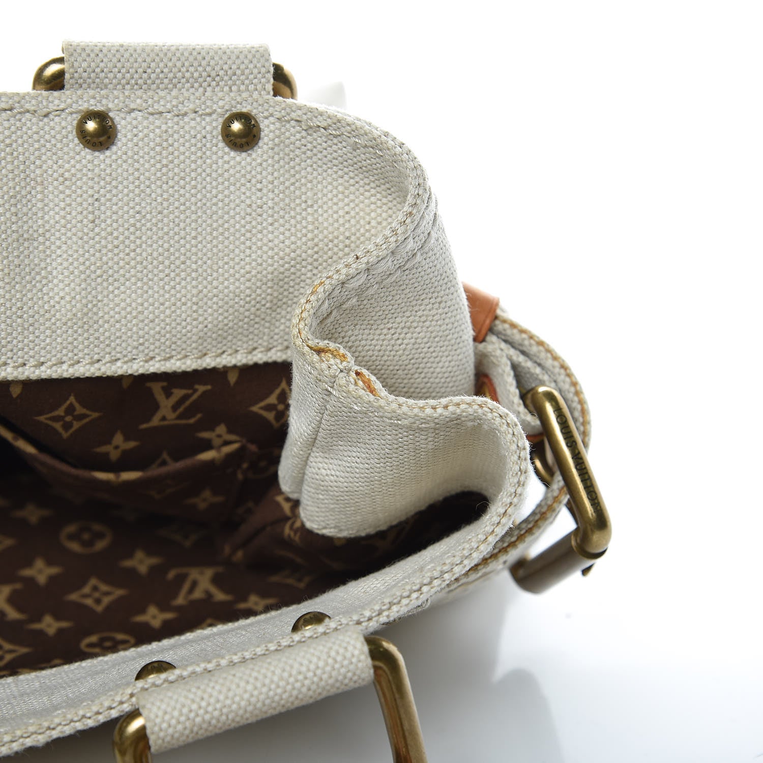 Louis Vuitton Toile Globe Shopper Cabas MM Blue 13 of 13