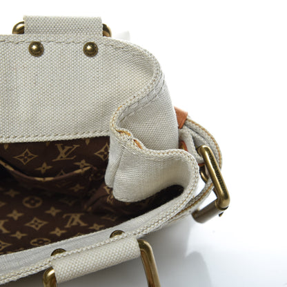 Louis Vuitton Toile Globe Shopper Cabas MM Blue 13 of 13