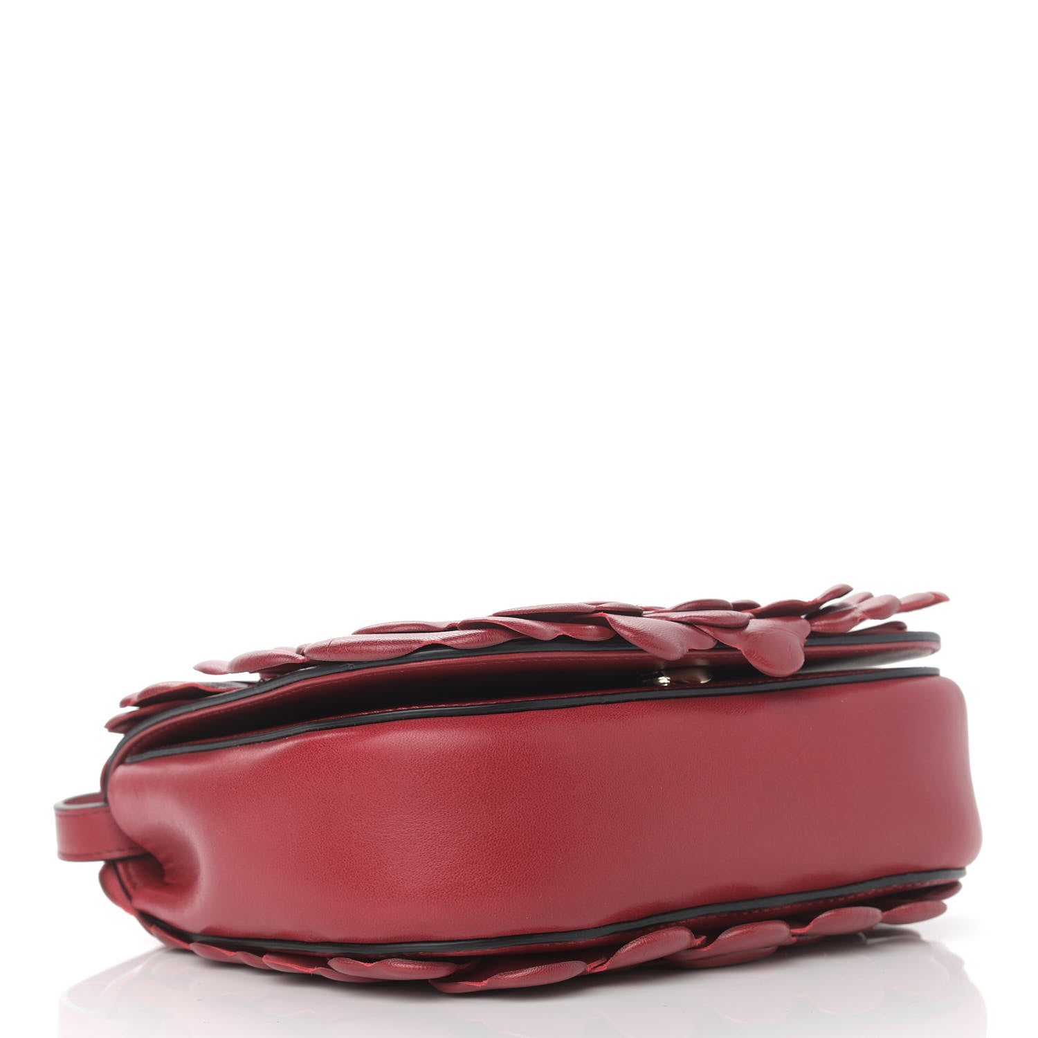 Valentino Garavani Nappa Atelier 03 Rose Edition Small Flap Crossbody Bag Cerise 4 of 11
