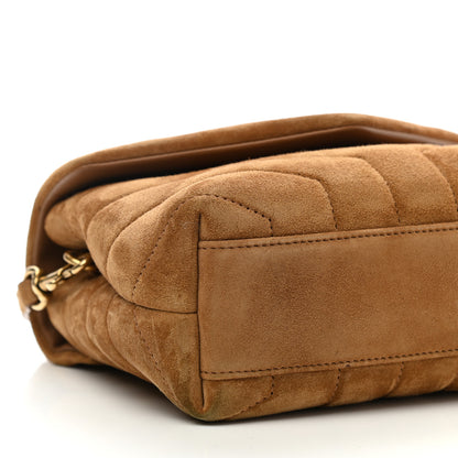 Saint Laurent Suede Toy Loulou Shoulder Bag Cinnamon 10 of 13