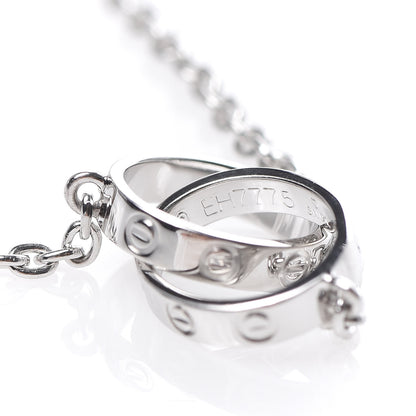 Cartier 18K White Gold Interlocking LOVE Bracelet 5 of 6