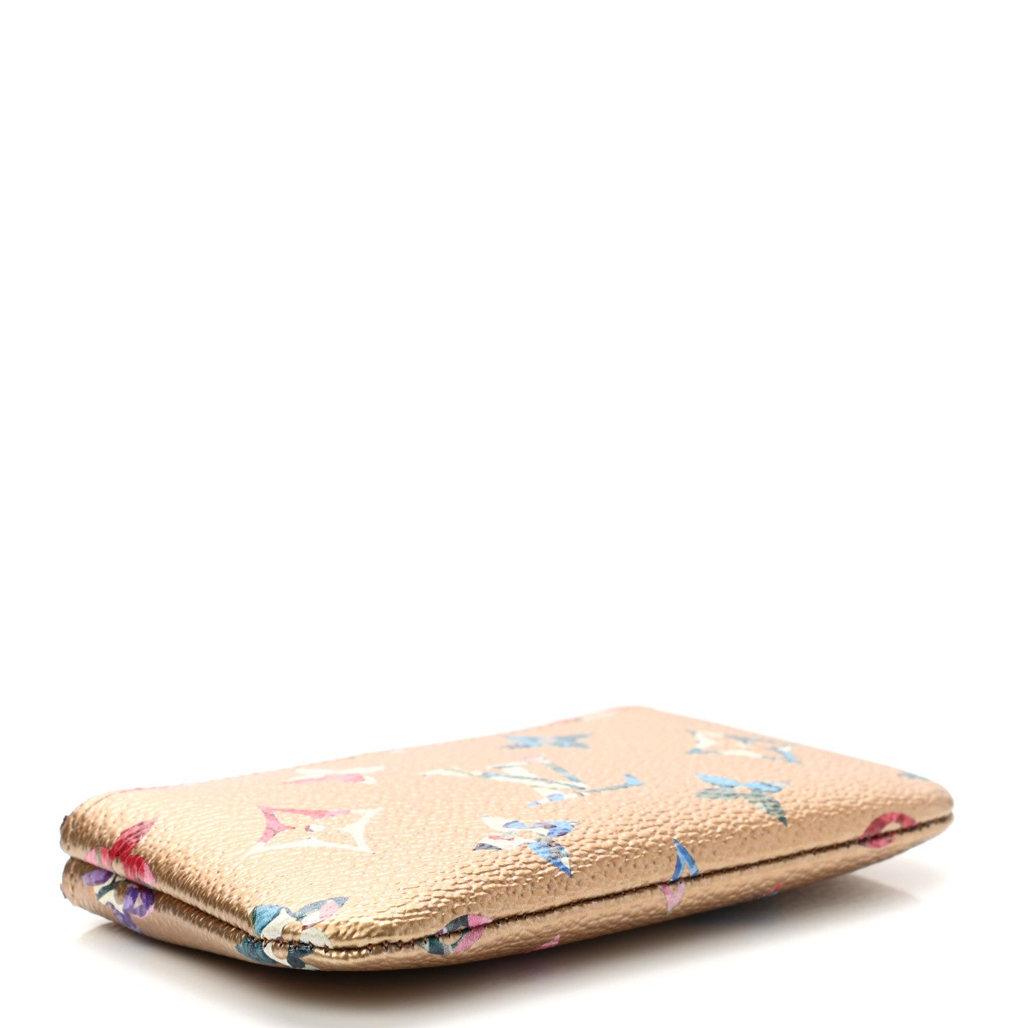 Louis Vuitton Metallic Monogram LV Garden Key Pouch Gold 4 of 6