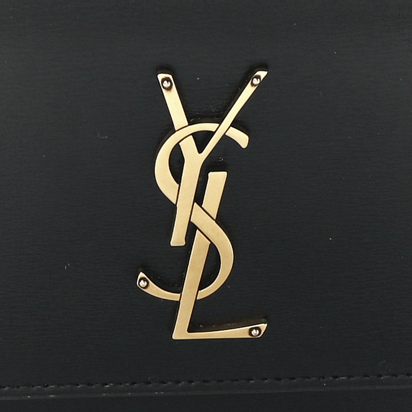 Calfskin Monogram Sunset Chain Wallet Black