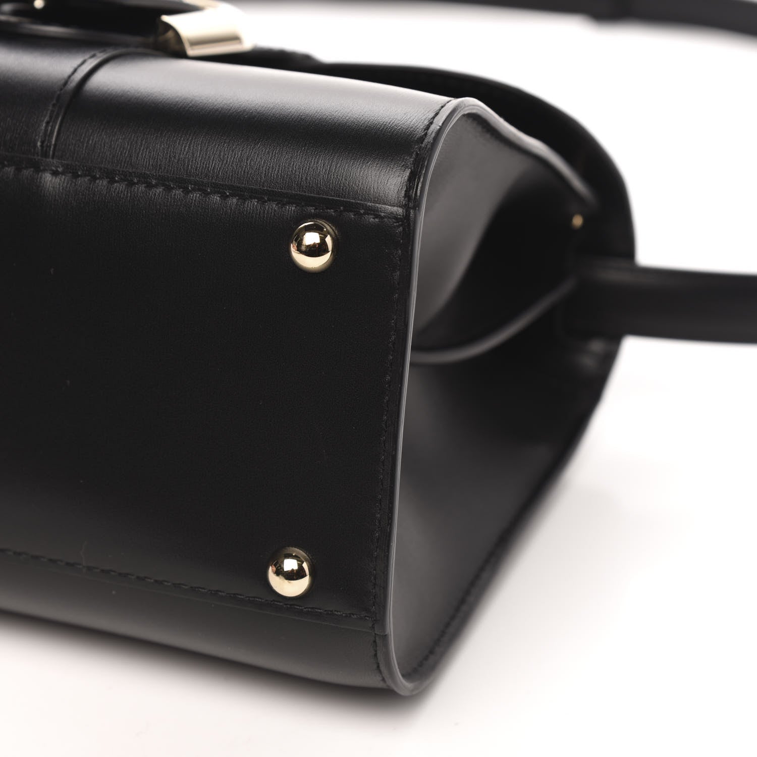 Delvaux Box Calfskin Mini Brillant Satchel Black 9 of 9