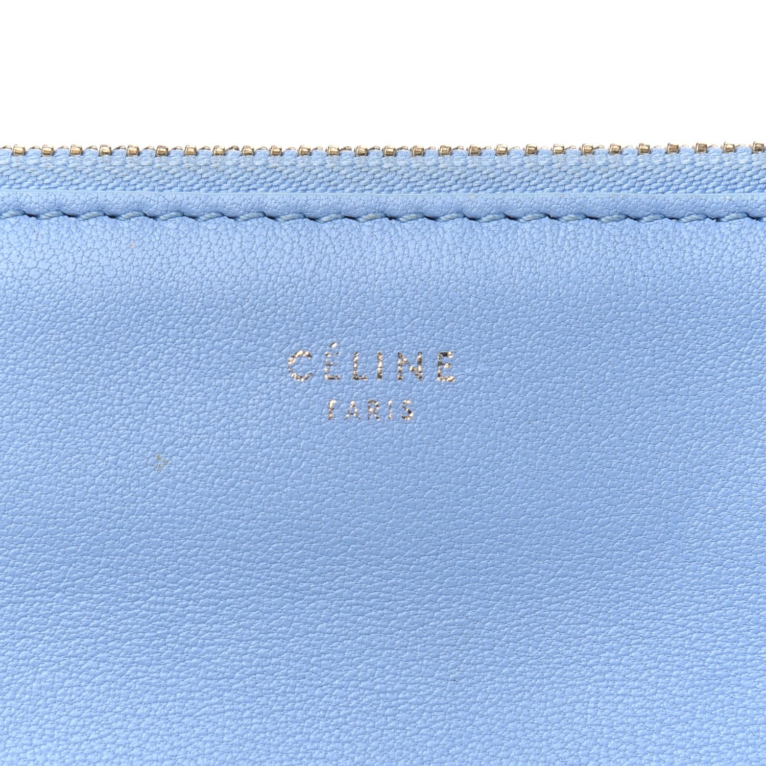 Celine Lambskin Small Trio Crossbody Bag Baby Blue 14 of 23
