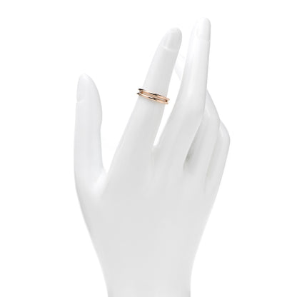 Hermes 18K Rose Gold Ariane Wedding Band Ring 49 5 2 of 5
