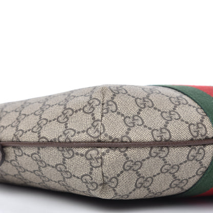 Gucci GG Supreme Monogram Web Small Ophidia Half Moon Hobo Brown 6 of 10