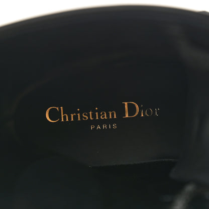 Christian Dior Calfskin Technical Fabric D-Major Ankle Boots 37 Black White 7 of 8