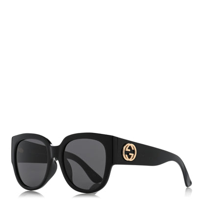 Gucci Acetate Square Frame Sunglasses GG0142SA Black 1 of 8