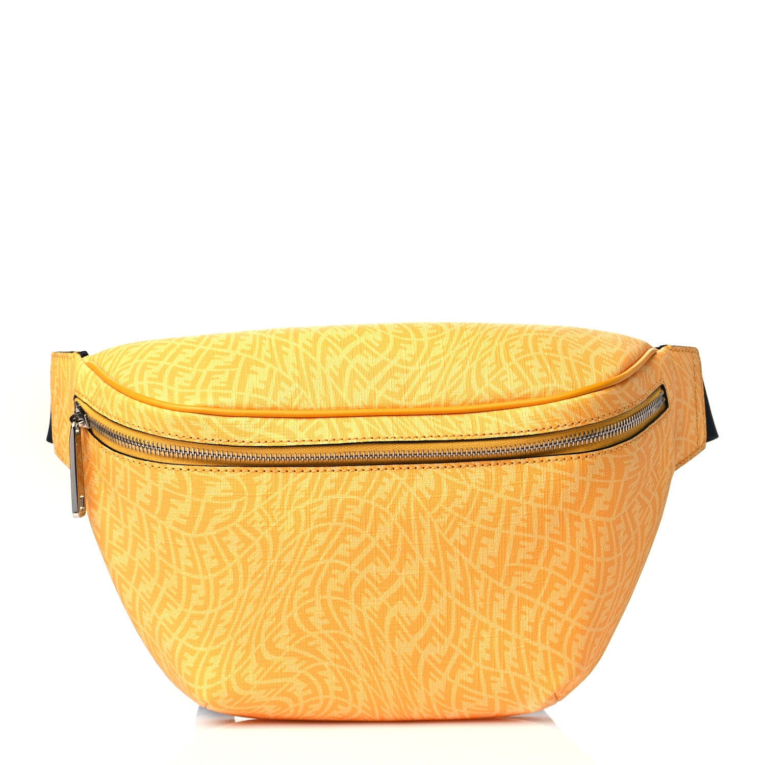 Fendi X SARAH COLEMAN Glazed Fabric Vitello Grace Light Micro FF Vertigo Belt Bag Mimosa 1 of 10