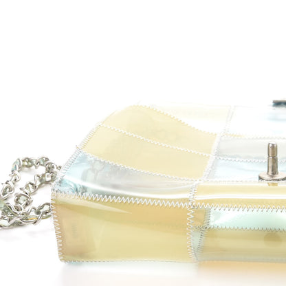 Chanel PVC Stitched Flap Beige Light Blue 11 of 13