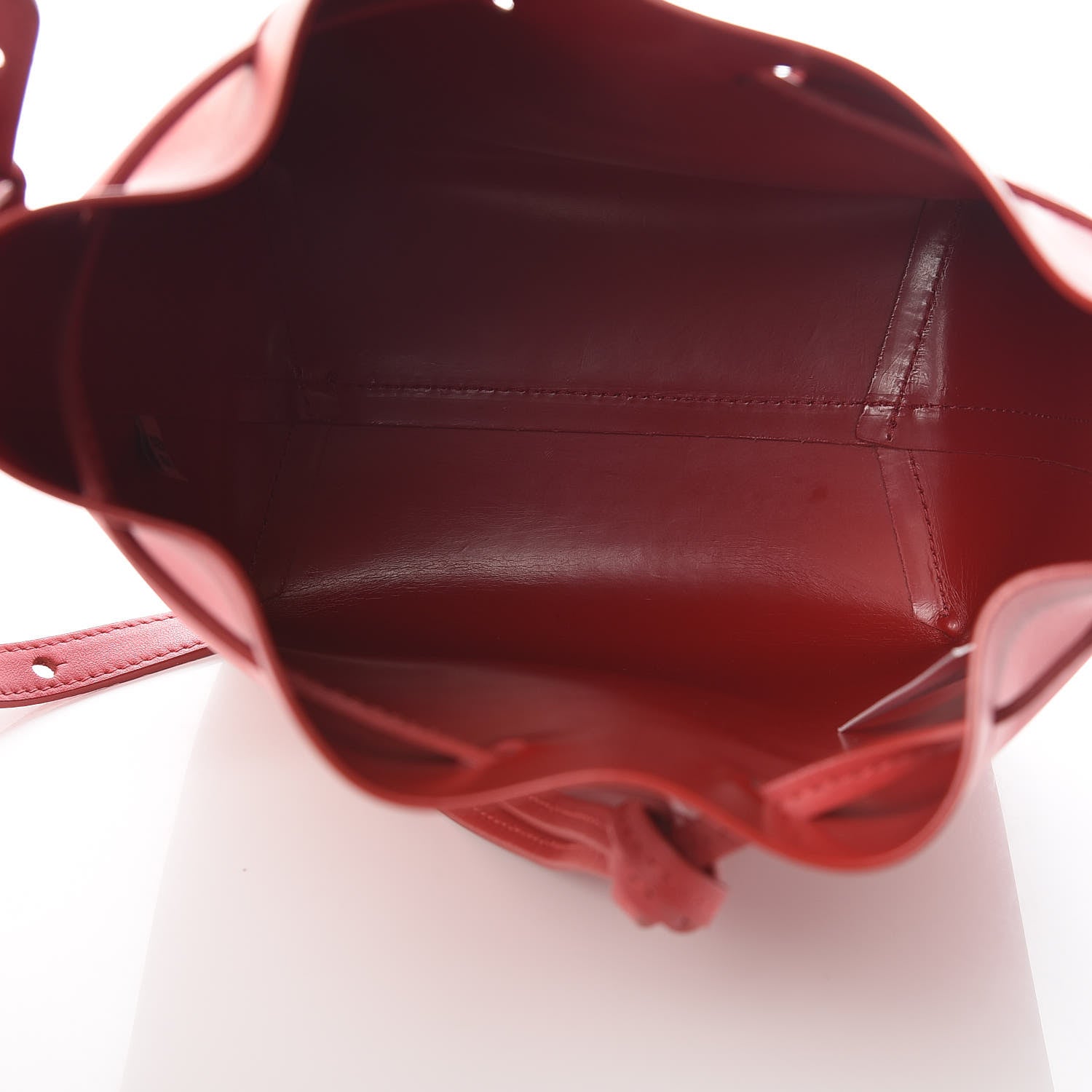 Mansur Gavriel Calfskin Mini Bucket Bag Flamma 5 of 10