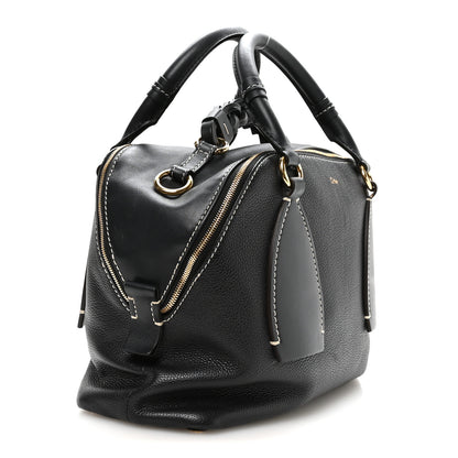 Chloe Calfskin Medium Daria Full Blue 2 of 9