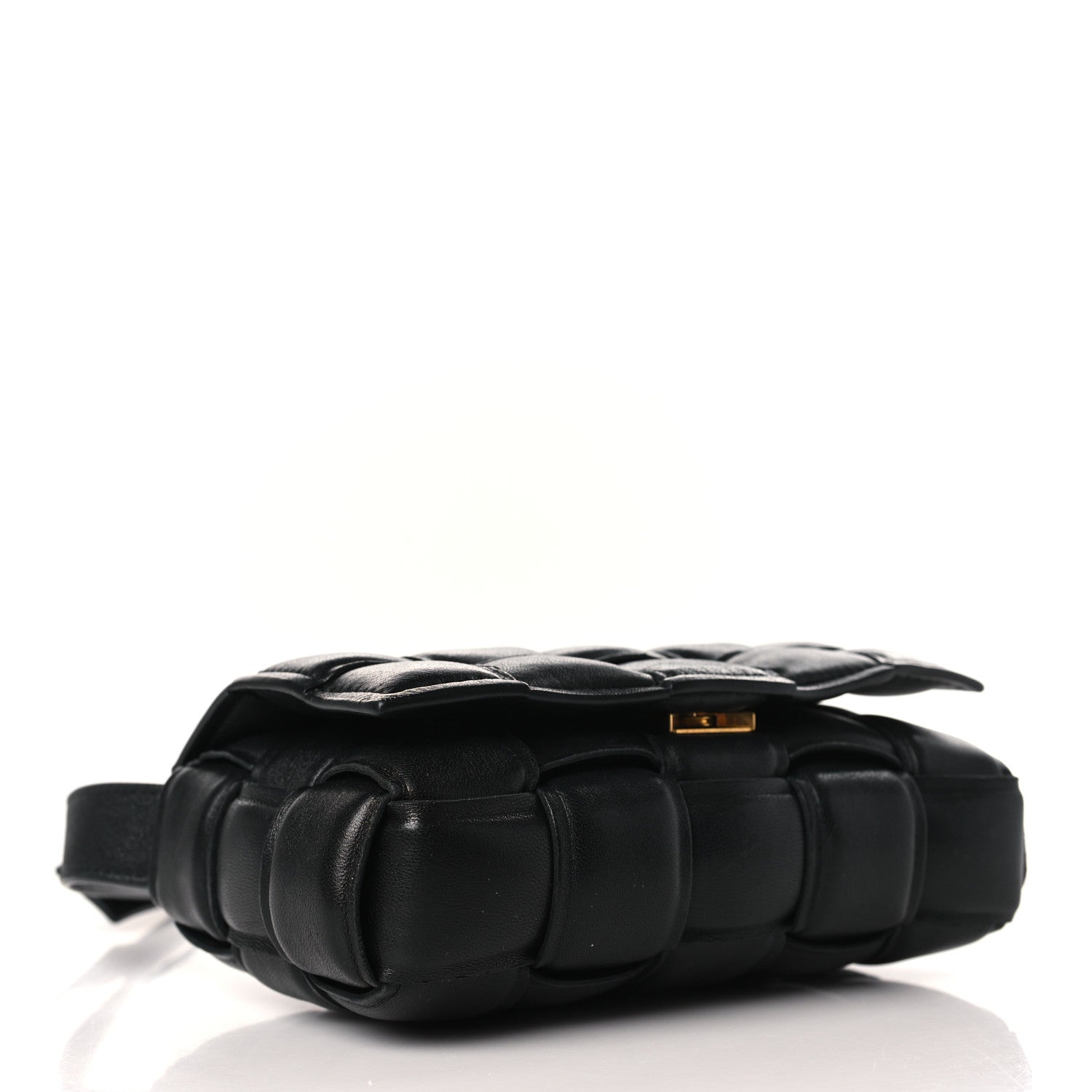 Bottega Veneta Nappa Maxi Intreccio Small Padded Cassette Crossbody Bag Black 4 of 9