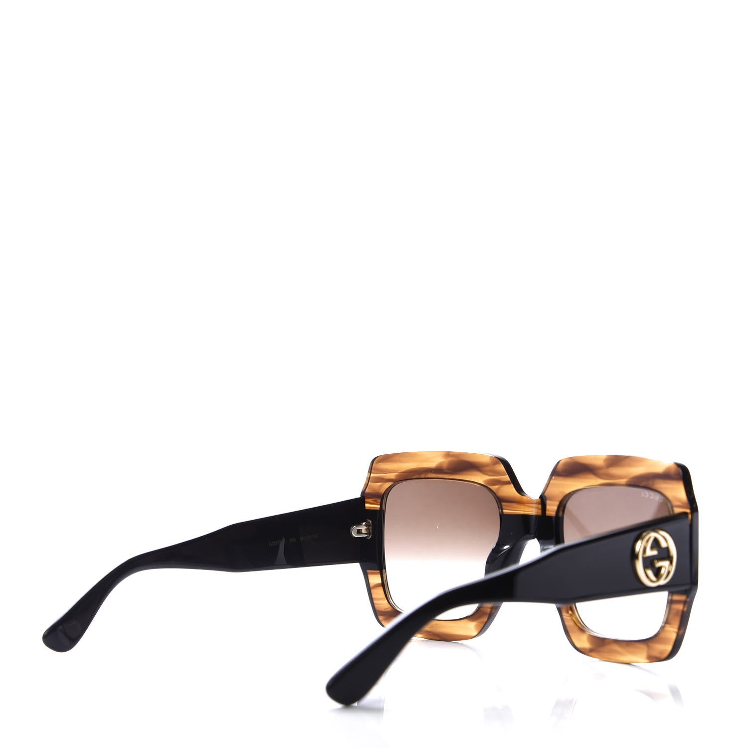 Gucci Square Frame GG0178S Sunglasses Havana 4 of 8